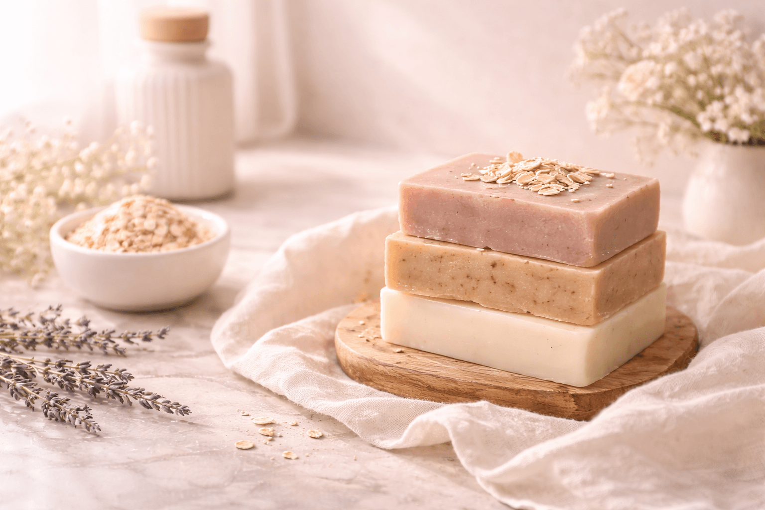 Voncy's handmade soaps — small batch, clean ingredients